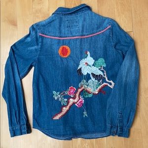 Anthropologie Denim Shirt - Holding Horses